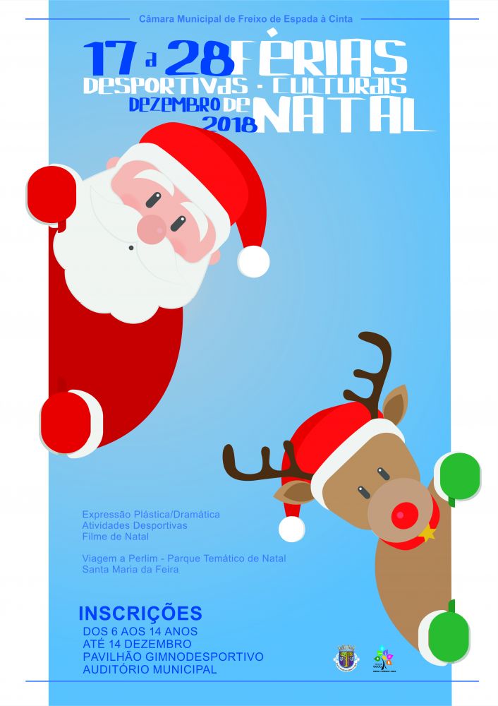 Férias Desportivas e Culturais de Natal 2018