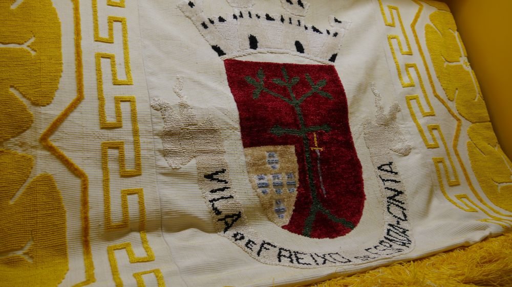 Colcha de Seda em exposição na ExpoDubai