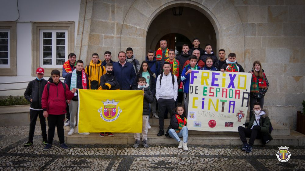 Atletas do Casc Freixo em jogo da Seleção Portuguesa
