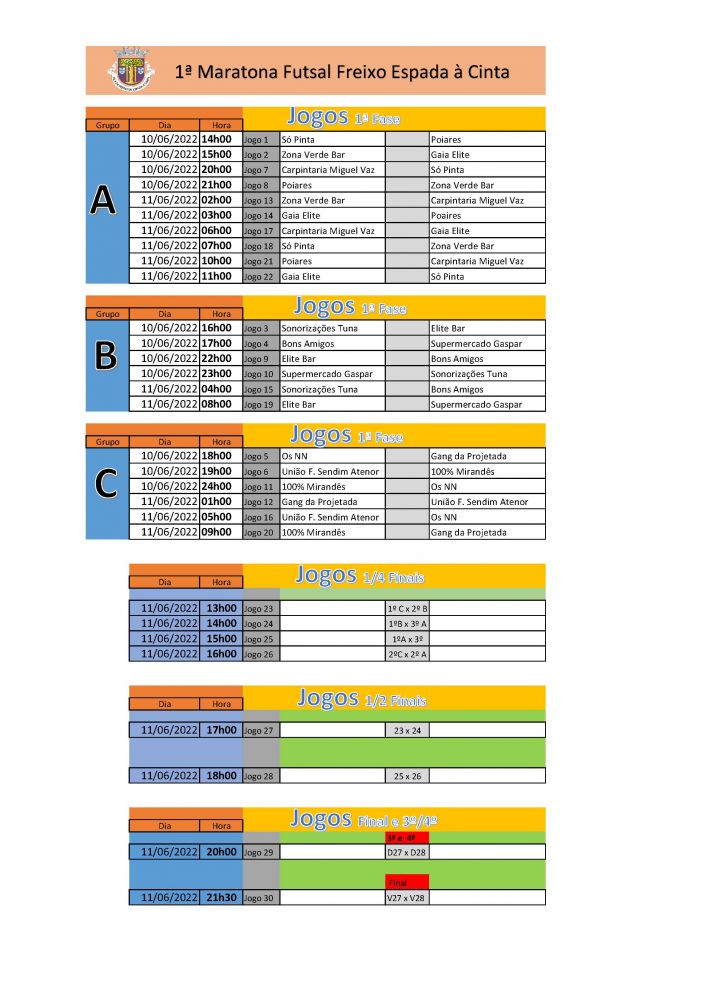 calendário