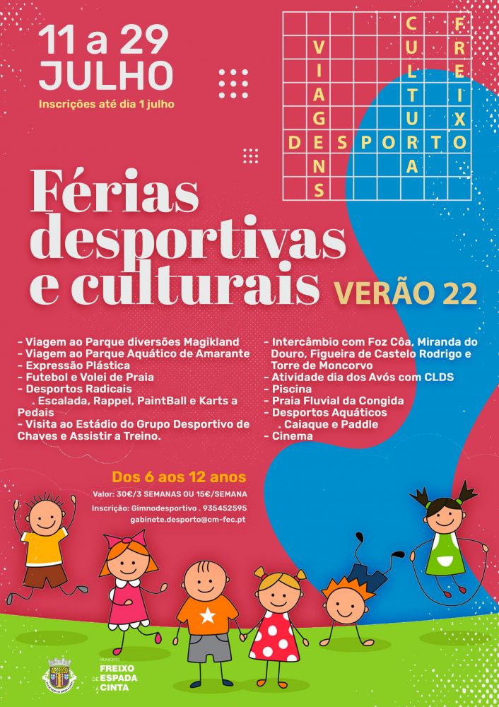 Férias Desportivas e Culturais Verão 2022