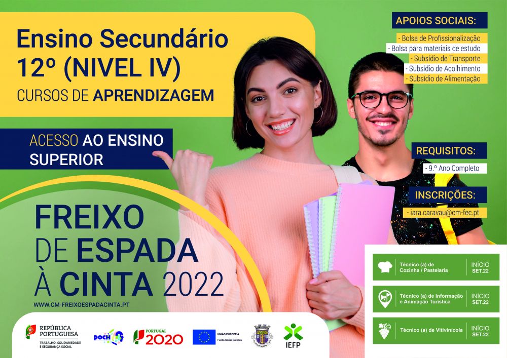 Ensino Secundário Profissional será uma realidade em Freixo de Espada à Cinta já no próximo ano letivo