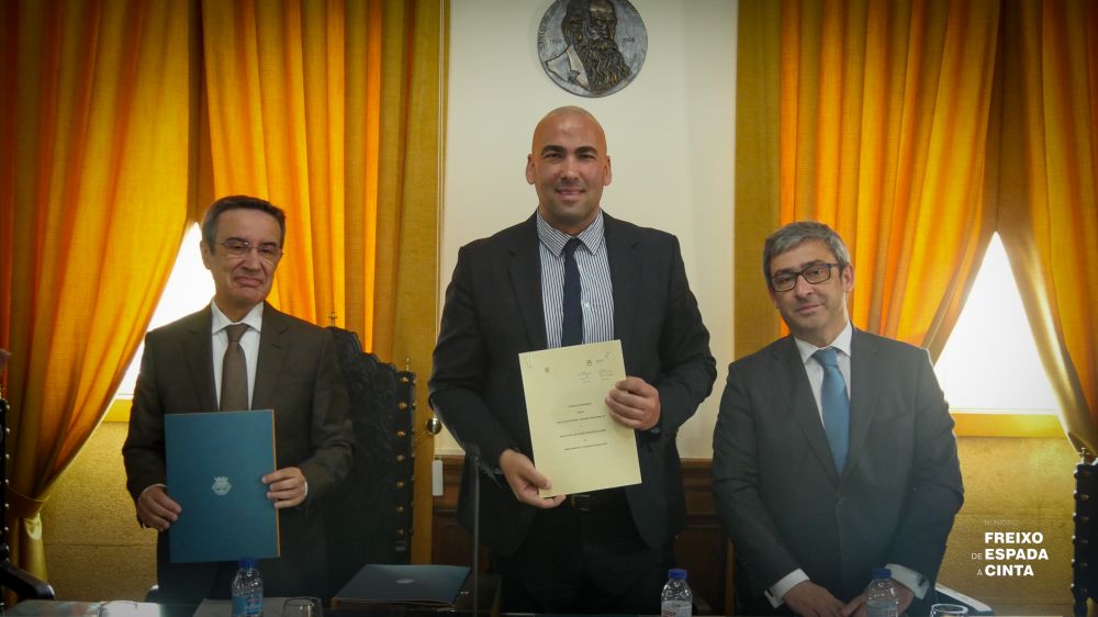 Cerimónia de Assinatura dos Protocolos dos Cursos de Aprendizagem (Ensino Profisisonal) em Freixo de Espada à Cinta